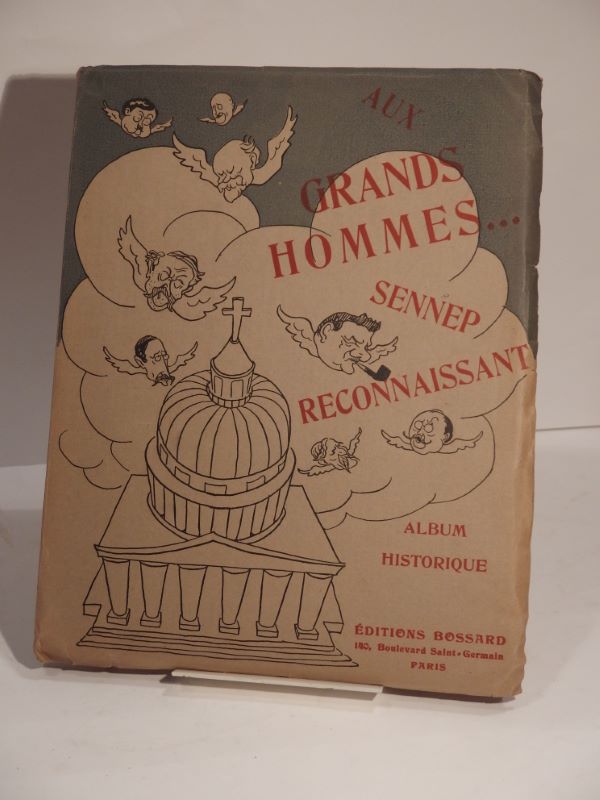 Couverture du livre Estimation du livre « aux Grands Hommes… Sennep reconnaissant. Album historique. »