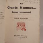 Couverture du livre Estimation du livre « aux Grands Hommes… Sennep reconnaissant. Album historique. »