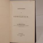 Couverture du livre Estimation du livre « lectures on Education, by Horace Mann, Secretary of the Massachusetts Board of Education. »