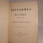 Couverture du livre Estimation du livre « les Difformes et les malades dans l’Art, par J.-M. Charcot (de l’Institut) et Paul Richer. Avec 87 figures intercalées dans le texte. »