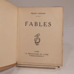 Couverture du livre Estimation du livre « fables »