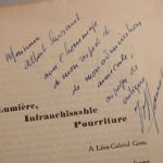 Couverture du livre Estimation du livre « lumière, Infranchissable Pourriture »