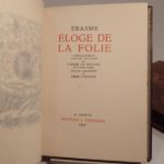 Couverture du livre Estimation du livre « eloge de la Folie. Nouvellement traduit du latin par Pierre de Nolhac. Images coloriées de Chas-Laborde. »