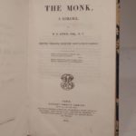 Couverture du livre Estimation du livre « the Monk, A Romance. Printed Verbatim from the First London Edition. »