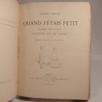 Couverture du livre Estimation du livre « quand j’étais petit. Histoire d’un enfant racontée par un homme. Illustrations de M. B. de Monvel. »