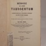 Couverture du livre Estimation du livre « mémoire sur l’ancien Tauroentum ou Recherches archéologiques, topographiques et historiques sur cette colonie phocéenne. »