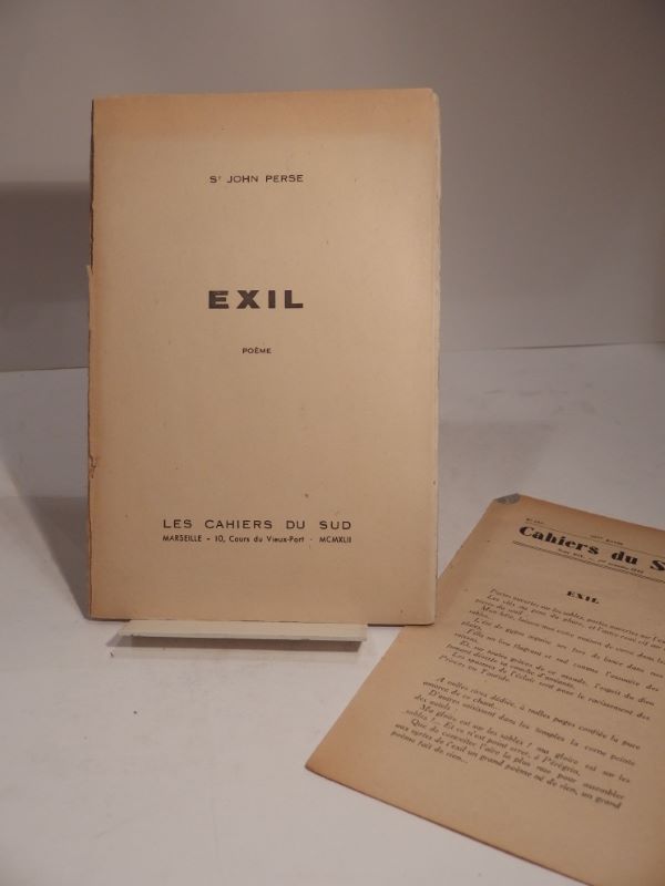 Couverture du livre Estimation du livre « exil. Poème. »