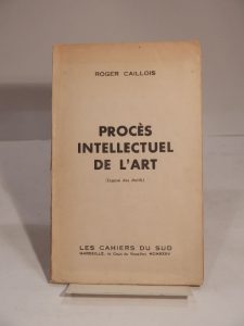 Estimation Edition originale - Couverture du livre Estimation du livre « procès intellectuel de l’art (Exposé des Motifs) »