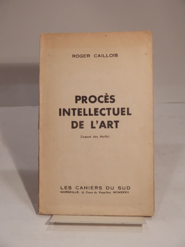 Couverture du livre Estimation du livre « procès intellectuel de l’art (Exposé des Motifs) »