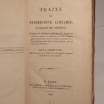 Couverture du livre Estimation du livre « traité de Perspective linéaire, à l’usage des artistes […] par L.-N. Lespinasse. [SUIVI DE:] De la Perspective des Batailles. Ouvrage orné de trois planches en taille douce gravées par MM. Duplessis-Bertaux et Tardieu. Par L. N. Lespinasse. »