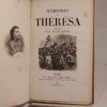 Couverture du livre Estimation du livre « mémoires de Thérésa, écrits par elle-même. Mémoires de Thérésa de l’Alcazar. »