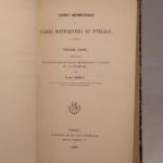 Couverture du livre Estimation du livre « exposé géométrique du calcul différentiel et intégral, précédé de la Cinématique du point, de la droite et du plan, et fondé tout entier sur les notions les plus élémentaires de la géométrie plane, par Ernest Lamarle. [Première et Deuxième Parties]. [SUIVI DE:] Troisième partie, comprenant les applications du calcul différentiel à l’analyse et à la géométrie. »