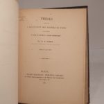 Couverture du livre Estimation du livre « thèses présentées à la Faculté des Sciences de Paris pour le Doctorat ès Sciences mathématiques, par M. A. Picart. 1ère thèse : Essai d’une théorie géométrique des surfaces. 2e thèse : Propositions de mécanique données par la Faculté. [SUIVI DE:] Thèses […] par M. l’abbé d’Esclaibes : Sur les applications des fonctions elliptiques à l’étude des courbes du premier genre. [DE:] Thèse […] par M. Jules Tannery : Propriétés des intégrales des équations différentielles linéaires à coefficients variables. [DE:] Thèses […] par M. J. Garlin. Thèse de mécanique : Sur les surfaces isothermes et orthogonales. Thèse d’astronomie : Sur les mouvements apparents. [DE :] Thèses […] par M. Saint Loup. Thèse d’astronomie : Sur une nouvelle méthode pour le calcul des perturbations du mouvement des planètes. Thèse de géométrie : Sur les propriétés des lignes géodésiques. [DE:] Thèses […] par M. F. Massieu. 1ère thèse : Sur les intégrales algébriques des problèmes de mécanique. 2e thèse : Sur le mode de propagation des ondes planes et la surface de l’onde élémentaire dans les cristaux birégringents à deux axes. [ET DE:] Sur la fonction exponentielle [par Hermite]. »