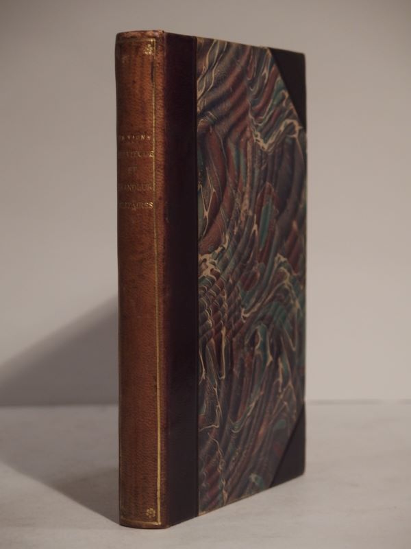 Couverture du livre Estimation du livre « servitude et grandeurs militaires, par le Comte Alfred de Vigny. Quatrième édition. Laurette – La Veillée de Vincennes – La Canne de Jonc. »