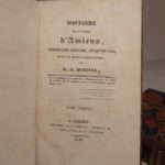 Couverture du livre Estimation du livre « histoire de la Ville d’Amiens, depuis les Gaulois, jusqu’en 1830, ornée de douze lithographies, par M. H. Dusevel. »