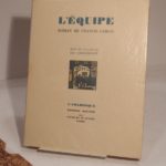 Couverture du livre Estimation du livre « l’Equipe. Bois en couleurs de Dignimont. »