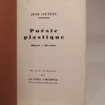 Couverture du livre Estimation du livre « poésie plastique. Objets – Dessins. »