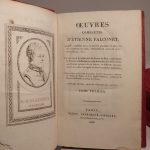 Couverture du livre Estimation du livre « oeuvres complètes d’Etienne Falconet […] ; contenant la traduciton des Livres de Pline, concernant la Peinture et la Sculpture, avec des notes ; des observations sur diverses opinions de cet auteur, et différens ouvrages sur les arts dans l’antiquité et chez les peuples modernes ; précédées de la vie de Falconet, par P. C. Lévesque […]. Troisième édition, revue et corrigée par l’auteur. »