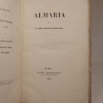 Couverture du livre Estimation du livre « almaria »