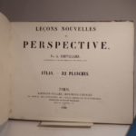 Couverture du livre Estimation du livre « leçons nouvelles de perspective. Avec Atlas de 32 planches in-4°. »