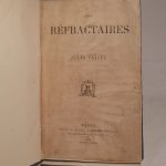 Couverture du livre Estimation du livre « les Réfractaires. »