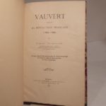 Couverture du livre Estimation du livre « vauvert pendant la Révolution française (1788-1798) »