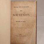 Couverture du livre Estimation du livre « souvenirs de Madame de Bawr. Ouvrage entièrement inédit. »