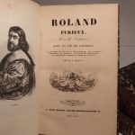 Couverture du livre Estimation du livre « roland furieux (Orlando Furioso). Nouvelle traduction, avec la vie de l’Arioste et des notes sur les romans chevaleresques, les traditions orientales, les chroniques, les chants de trouvères et des troubadours comparés au poème de l’Arioste, par M. A. Mazuy. »