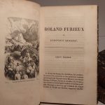 Couverture du livre Estimation du livre « roland furieux (Orlando Furioso). Nouvelle traduction, avec la vie de l’Arioste et des notes sur les romans chevaleresques, les traditions orientales, les chroniques, les chants de trouvères et des troubadours comparés au poème de l’Arioste, par M. A. Mazuy. »