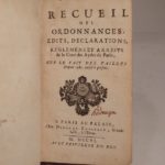 Couverture du livre Estimation du livre « recueil des ordonnances, édits, déclarations, règlemens et arrests de la Cour des Aydes de Paris, sur le fait des tailles, depuis 1583 jusqu’à présent. »