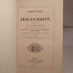 Couverture du livre Estimation du livre « l’Imitation de Jésus-Christ, traduction nouvelle de l’abbé Dassance, avec des réflexions tirées des Pères de l’Eglise et de Bossuet, Fénelon, Massillon et Bourdaloue, illustrée par MM. Tony Johannot et Cavelier. »