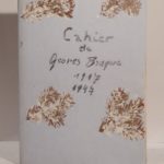 Couverture du livre Estimation du livre « cahier de Georges Braque 1917 1947 »