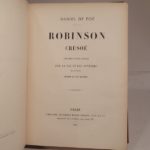 Couverture du livre Estimation du livre « robinson Crusoé. Précédé d’une Notice sur la vie et les ouvrages de l’auteur illustré de cent gravures. »