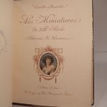Couverture du livre Estimation du livre « les Miniatures du XVIIIe Siècle (Portraits de Femmes). »