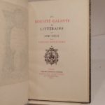 Couverture du livre Estimation du livre « la Société galante et littéraire au XVIIIe siècle. »