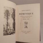 Couverture du livre Estimation du livre « dominique. Illustré de soixante-quatorze pointes-sèches par Michel Ciry. »