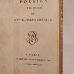 Couverture du livre Estimation du livre « poésies lyriques de Marie-Joseph Chénier. »