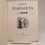 Couverture du livre Estimation du livre « croquis parisiens. Album par Cham. »