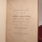 Couverture du livre Estimation du livre « collection of 64 Musical Scores / Recueil de 64 partitions de musique : In Happier Hours! by Thomas Haynes Bayly and Henry R. Bishop. /  Ruth, by Georgiana Bloomfield and Miss Davis. / If Thou Hast Crush’d a Flower, Ballad, by Mrs Hemans and J. Lodge. / The Fairy Tempter, n° 6 of the Songs of The Superstitions of Ireland, by Samuel Lover. / Winter and Summer, A Ballad, by Thomas Haynes Bayly and Alexander Lee. / Flow on thou Shining River, for Two Voices, by Thomas Moore and Sir John Stevenson. / Angel of Charity [ibid]. / I Remember, I Remember how my Childhood Fleeted by, by Winthrop M. Praed and Mrs Edward Fitz Gerald. / Had I A Heart For Falsehood Fram’d, sung by Mr. Braham. / The Charming Woman, by Mrs Price Blackwood. / Alice Gray, A Ballad, by Mrs Philip Milliard. / Where’s the Snow, the Summer Snow? by G. F. Harris. / Love’s Ritornella (The Brigand), by J. R. Planché and T. Cooke. / L.E.L.’s Song Sleep, Heart of Mine! by Eliza Flower. / A Brave Old Country Gentleman, by W. S. Murray and James Dewar. / Look Forth, (Watherine Gray), by George Linley and M. W. Balfe. / The Bird’s Release, by Mrs Hemans. / A te o Cara Amor Talora, by Bellini. / etc. etc. »