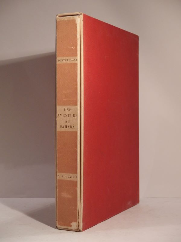 Couverture du livre Estimation du livre « une Aventure au Sahara. Gravures sur bois en couleurs : Pierre Eugène Clairin. »