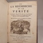 Couverture du livre Estimation du livre « de la Recherche de la Vérité. Où l’on traitte de la Nature de l’Esprit de l’homme, et de l’usage qu’il en doit faire pour éviter l’erreur dans les Sciences. Quatrième édition reveuë, et augmentée de plusieurs Eclaircissements. »