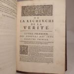 Couverture du livre Estimation du livre « de la Recherche de la Vérité. Où l’on traitte de la Nature de l’Esprit de l’homme, et de l’usage qu’il en doit faire pour éviter l’erreur dans les Sciences. Quatrième édition reveuë, et augmentée de plusieurs Eclaircissements. »