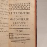 Couverture du livre Estimation du livre « recueil des poésies et chansons maçonnes. Nouvelle édition considérablement augmentée. »