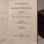 Couverture du livre Estimation du livre « les Historiettes de Tallemant des Réaux. Mémoires pour servir à l’histoire du XVIIe siècle, publiés sur le manuscrit inédit et autographe ; avec des éclaircissements et des notes, par messieurs Monmerqué, de Châteaugiron et Taschereau. [AVEC:] Notice sur Tallemant des Réaux, sur sa famille et sur ses Mémoires, par M. Monmerqué […] et Table analytique des matières renfermées dans ses Historiettes. »