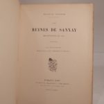 Couverture du livre Estimation du livre « les Ruines de Sanxay, découvertes en 1882. Cinq photogravures. Dessins de Lancelot, d’après les photographies de Pierre Petit. »