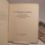 Couverture du livre Estimation du livre « les Enseignes de Paris, gravées à l’eau-forte par Jean-Jules Dufour, commentées par François Boucher du Musée Carnavalet. 2 volumes. »