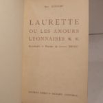 Couverture du livre Estimation du livre « laurette ou Les Amours lyonnaises. Eaux-fortes et dessins de Joanny Drevet. »