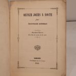 Couverture du livre Estimation du livre « quinze jours à Aoste, par Edouard Aubert, et Le Lépreux de la Cité d’Aoste, par Xavier de Maistre. Nouvelle édition enrichie de cartes et de notes. »