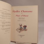 Couverture du livre Estimation du livre « vieilles chansons du Pays d’Ouest, présentées par Henri Clouzot. Aquarelles de Louis Suire. »