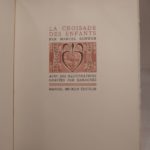 Couverture du livre Estimation du livre « la Croisade des Enfants, par Marcel Schwob. Avec des illustrations gravées par Daragnès. »